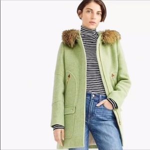 J Crew Chateau Hooded Parka : Garden Green P4
